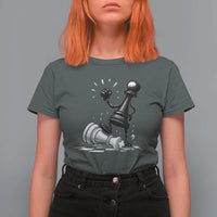 No Kings T Shirt For Women America Protest Chess Rejecting Kings - Wonder Print Shop