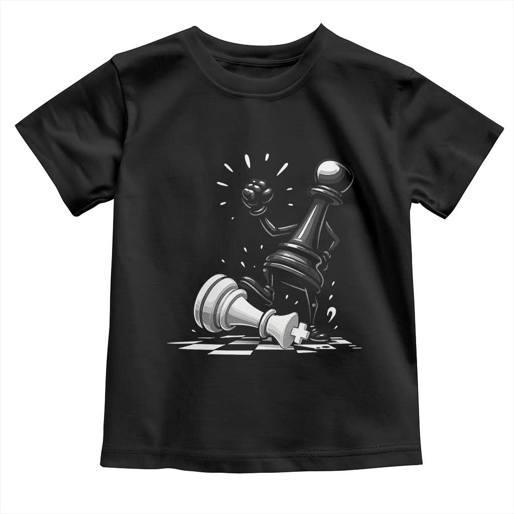 No Kings Toddler T Shirt America Protest Chess Rejecting Kings - Wonder Print Shop