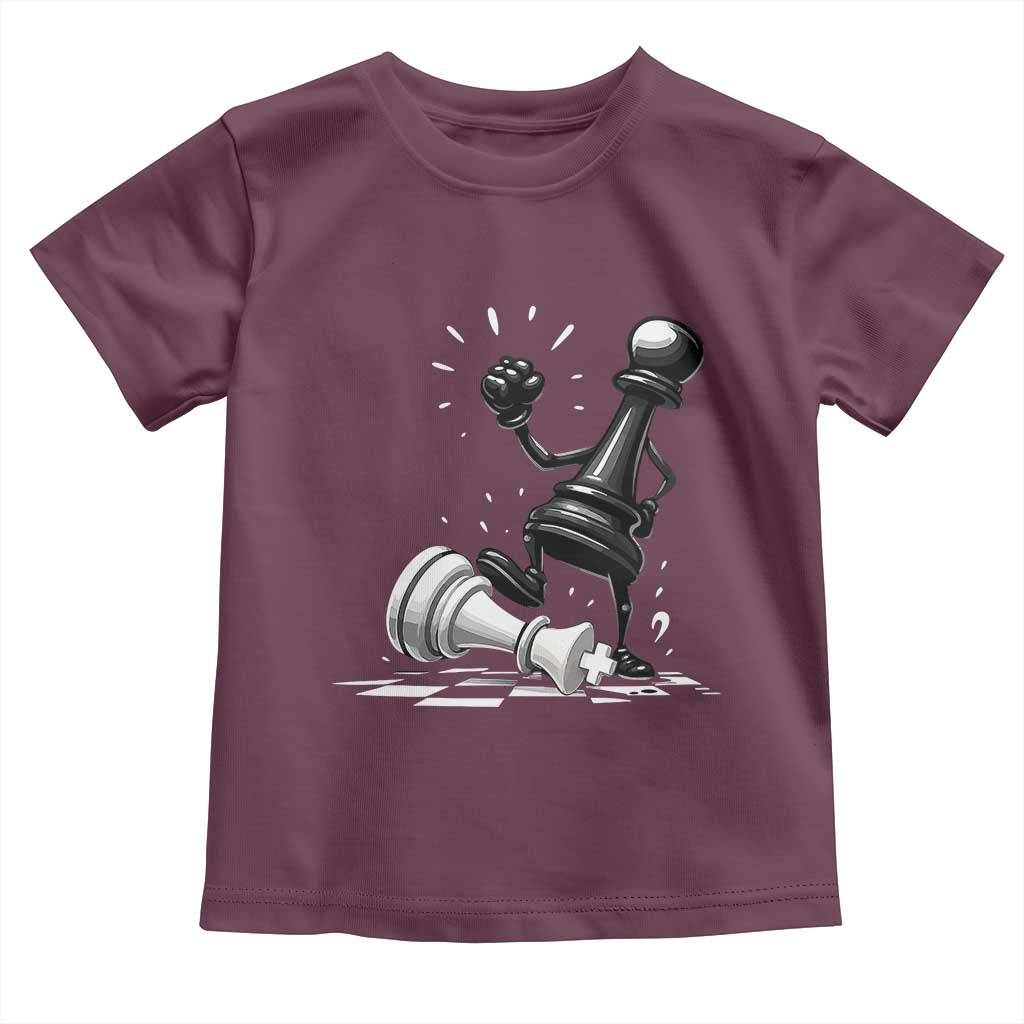 No Kings Toddler T Shirt America Protest Chess Rejecting Kings - Wonder Print Shop