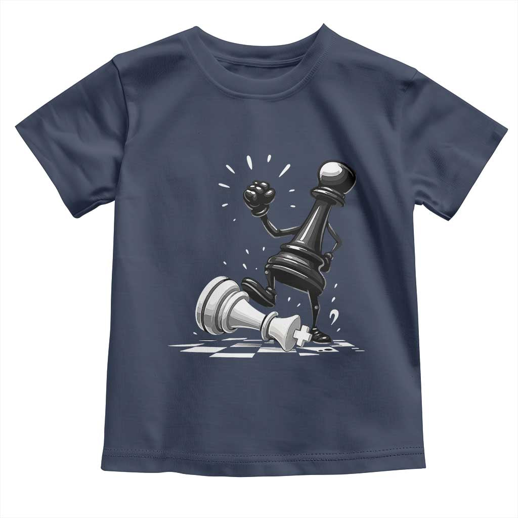 No Kings Toddler T Shirt America Protest Chess Rejecting Kings - Wonder Print Shop