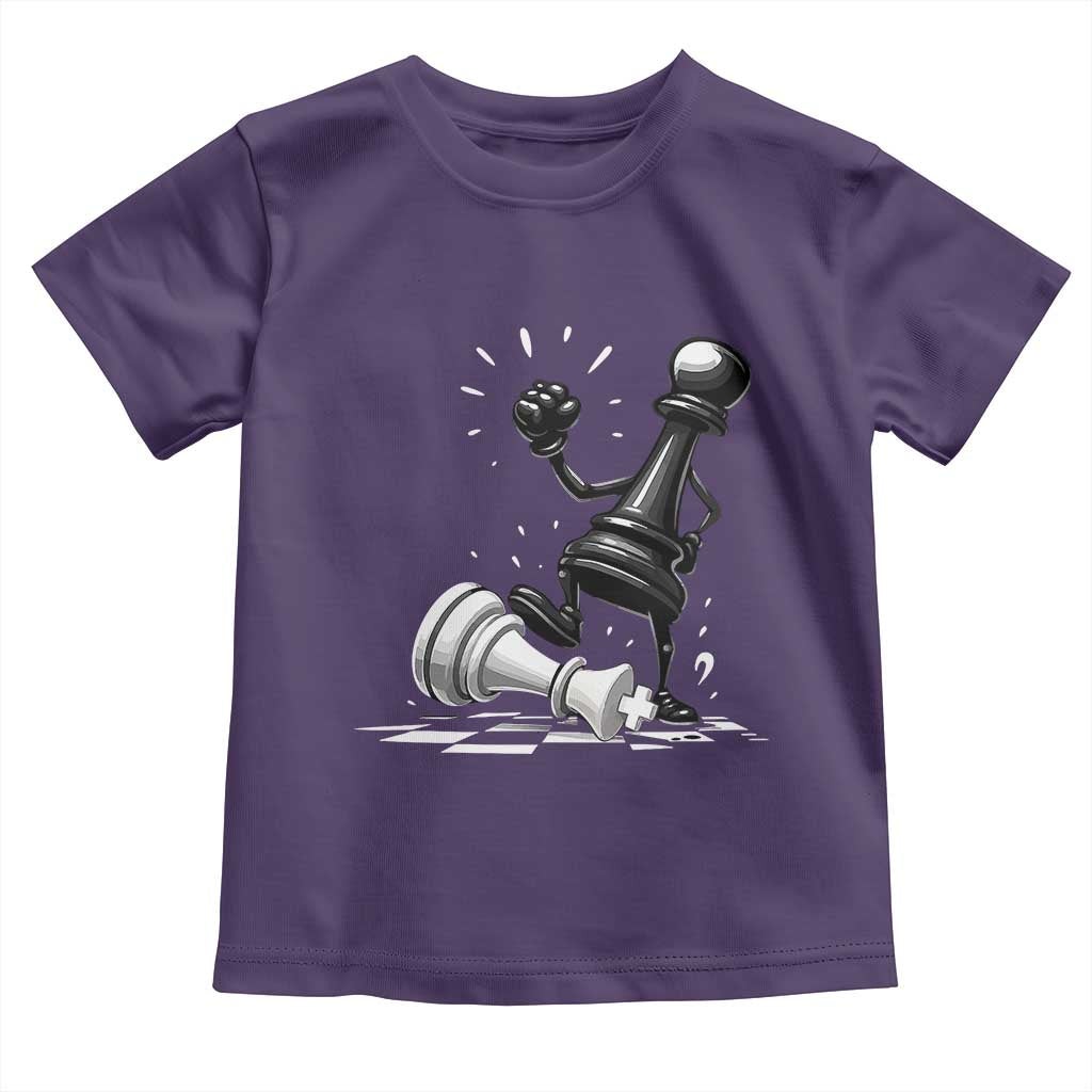 No Kings Toddler T Shirt America Protest Chess Rejecting Kings - Wonder Print Shop