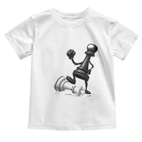 No Kings Toddler T Shirt America Protest Chess Rejecting Kings - Wonder Print Shop