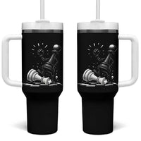 No Kings Tumbler With Handle America Protest Chess Rejecting Kings - Wonder Print Shop