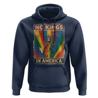 Funny No Kings In America LGBT Hoodie Retro Statue Of Liberty - Wonder Print Shop