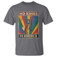 Funny No Kings In America LGBT T Shirt Retro Statue Of Liberty - Wonder Print Shop
