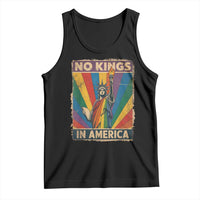 Funny No Kings In America LGBT Tank Top Retro Statue Of Liberty - Wonder Print Shop