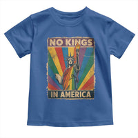 Funny No Kings In America LGBT Toddler T Shirt Retro Statue Of Liberty - Wonder Print Shop