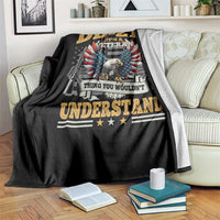 DD214 It Is A Veteran Thing You Wouldnt Understand Throw Blanket US Veteran Bald Egale - Wonder Print Shop