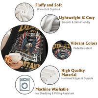 DD214 It Is A Veteran Thing You Wouldnt Understand Throw Blanket US Veteran Bald Egale - Wonder Print Shop