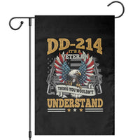 DD214 It Is A Veteran Thing You Wouldnt Understand Garden Flag US Veteran Bald Egale - Wonder Print Shop