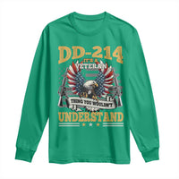 DD214 It Is A Veteran Thing You Wouldnt Understand Long Sleeve Shirt US Veteran Bald Egale - Wonder Print Shop