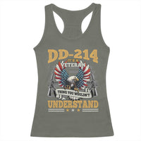 DD214 It Is A Veteran Thing You Wouldnt Understand Racerback Tank Top US Veteran Bald Egale - Wonder Print Shop
