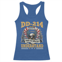 DD214 It Is A Veteran Thing You Wouldnt Understand Racerback Tank Top US Veteran Bald Egale - Wonder Print Shop