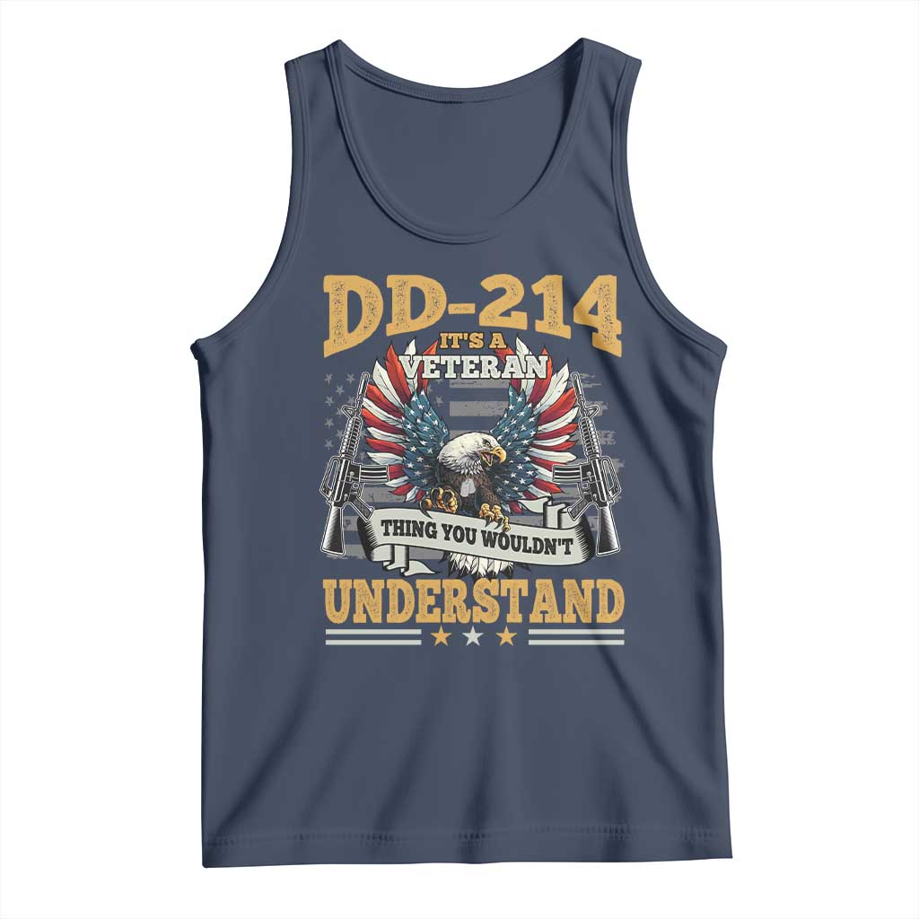 DD214 It Is A Veteran Thing You Wouldnt Understand Tank Top US Veteran Bald Egale - Wonder Print Shop