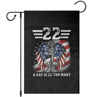 Veteran Suicide Awareness Garden Flag 22 A Day Is 22 Too Many Vintage American Flag - Wonder Print Shop
