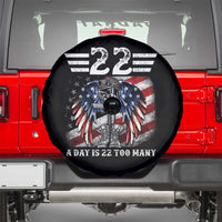 Veteran Suicide Awareness Spare Tire Cover 22 A Day Is 22 Too Many Vintage American Flag - Wonder Print Shop