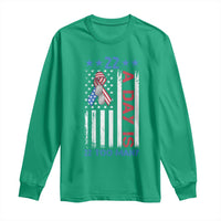 Veteran Suicide Awareness Long Sleeve Shirt 22 A Day Is 22 Too Many American Flag - Wonder Print Shop