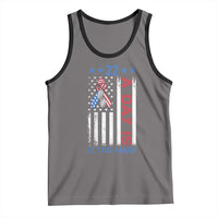 Veteran Suicide Awareness Tank Top 22 A Day Is 22 Too Many American Flag - Wonder Print Shop