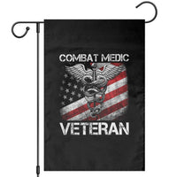 Combat Medic Veteran Garden Flag Medical Military Soldier Vintage American Flag - Wonder Print Shop