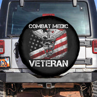 Combat Medic Veteran Spare Tire Cover Medical Military Soldier Vintage American Flag - Wonder Print Shop