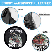 I'm Not Always A Train Wreck Just Kidding Toot Toot Christmas Spare Tire Cover North Pole Train - Wonder Print Shop