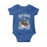 I'm Not Always A Train Wreck Just Kidding Toot Toot Christmas Baby Onesie North Pole Train - Wonder Print Shop