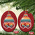 Skiing Mountain Retro Ski Goggles Winter Sport Christmas Ornament - Wonder Print Shop