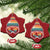 Skiing Mountain Retro Ski Goggles Winter Sport Christmas Ornament - Wonder Print Shop