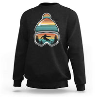 Skiing Mountain Retro Ski Goggles Winter Sport Sweatshirt - Wonder Print Shop