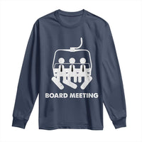 Funny Snowboarding Long Sleeve Shirt Board Meeting Holiday Snowboard Winter Sport
