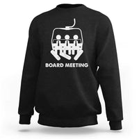 Funny Snowboarding Sweatshirt Board Meeting Holiday Snowboard Winter Sport - Wonder Print Shop