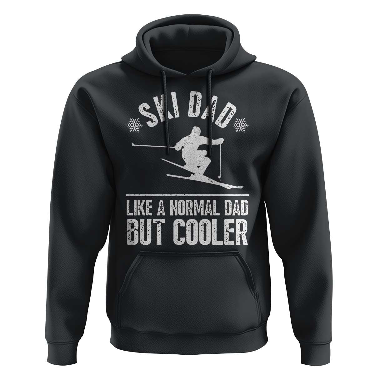 Funny Skiing Father's Day Hoodie Ski Dad Like A Normal Dad But Cooler