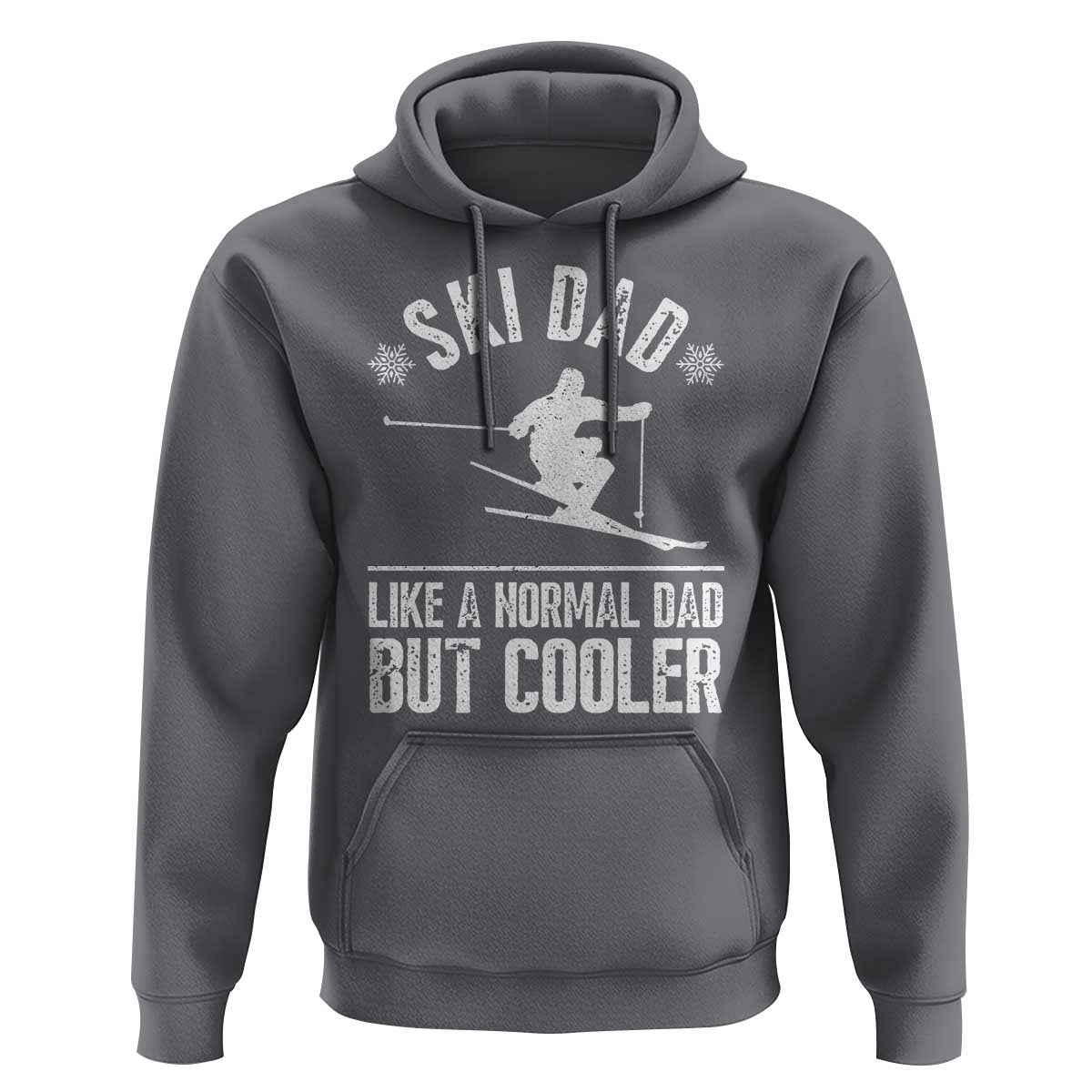 Funny Skiing Father's Day Hoodie Ski Dad Like A Normal Dad But Cooler