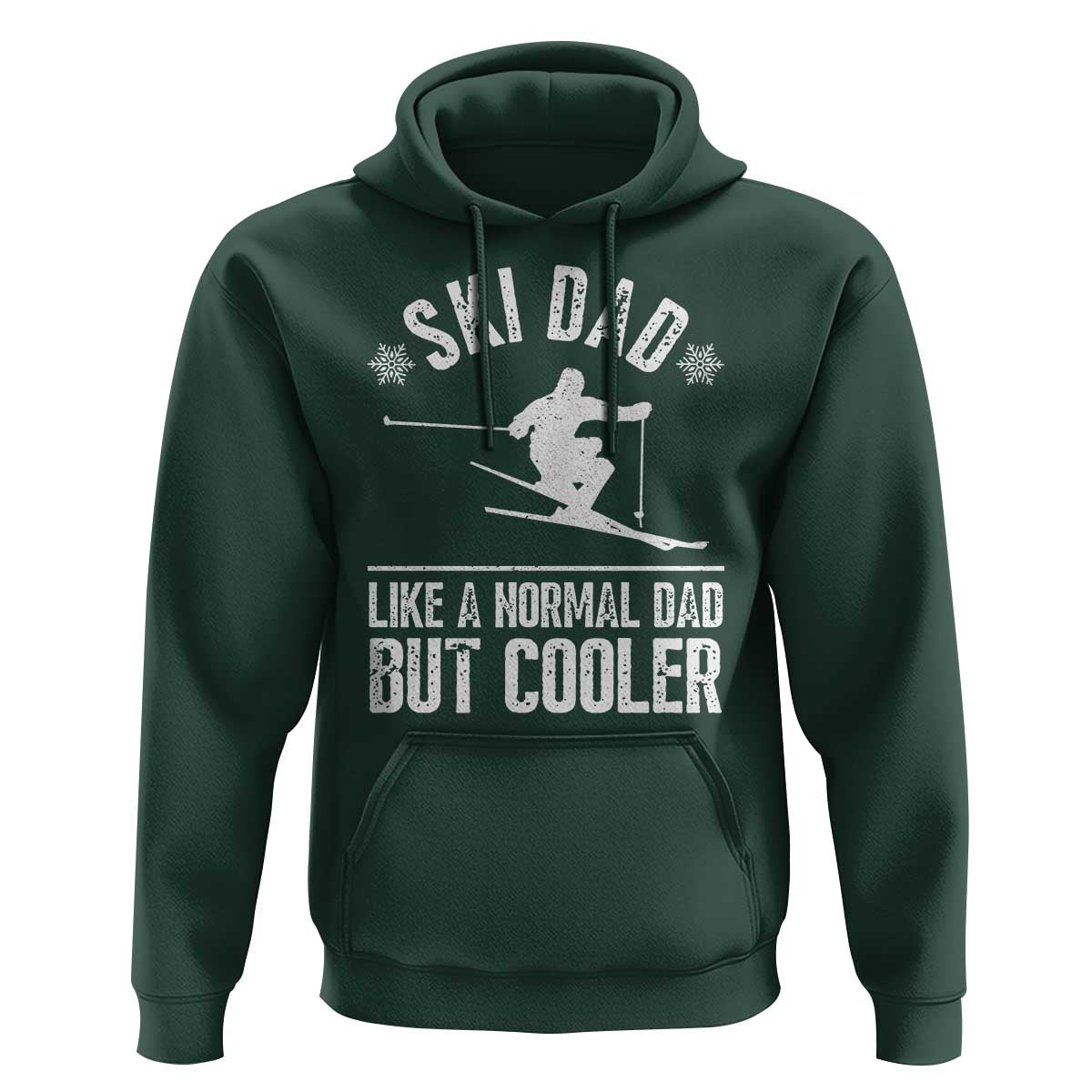 Funny Skiing Father's Day Hoodie Ski Dad Like A Normal Dad But Cooler