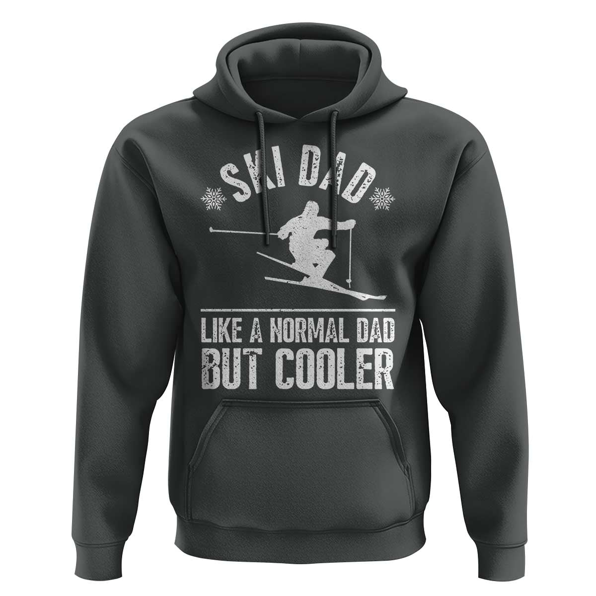 Funny Skiing Father's Day Hoodie Ski Dad Like A Normal Dad But Cooler