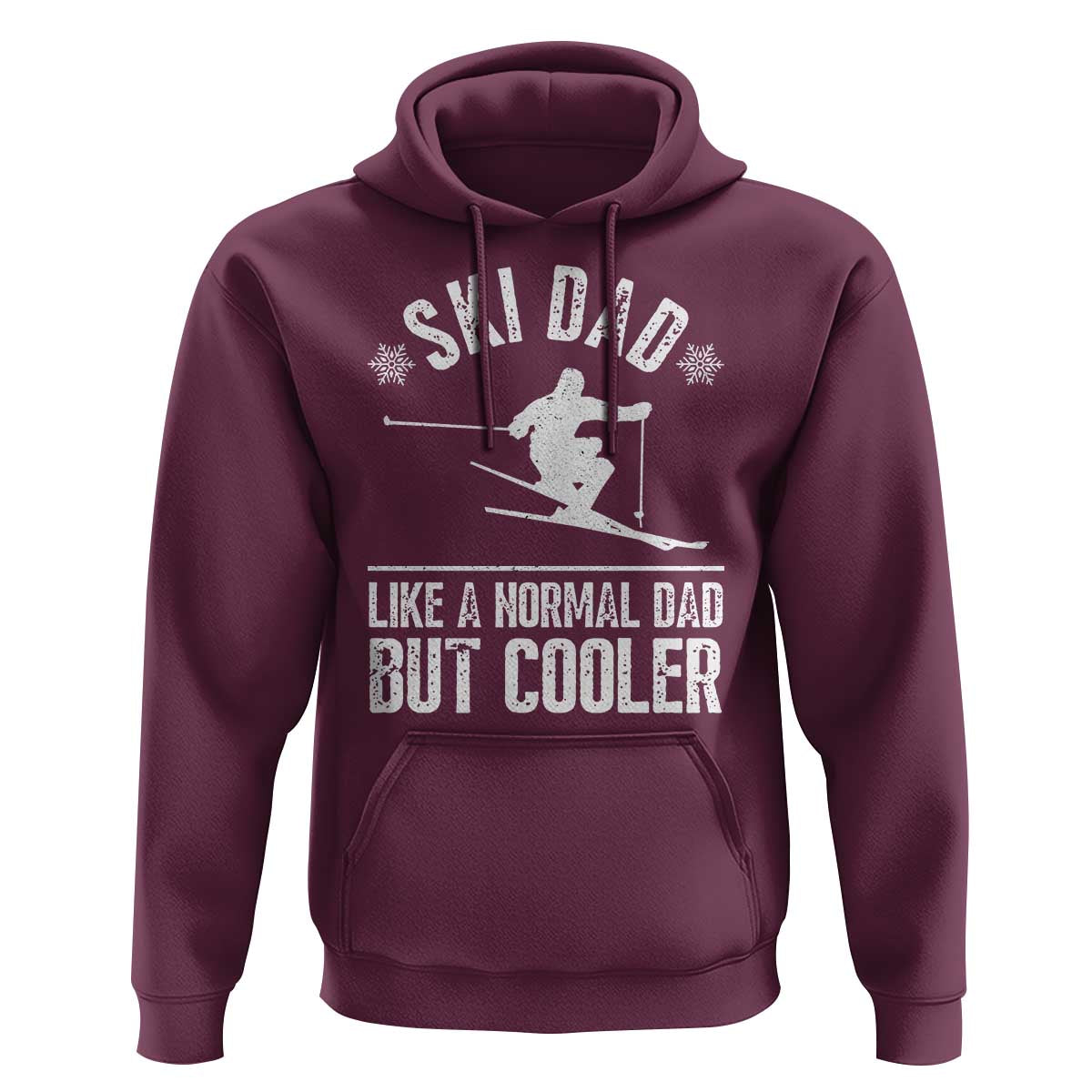 Funny Skiing Father's Day Hoodie Ski Dad Like A Normal Dad But Cooler