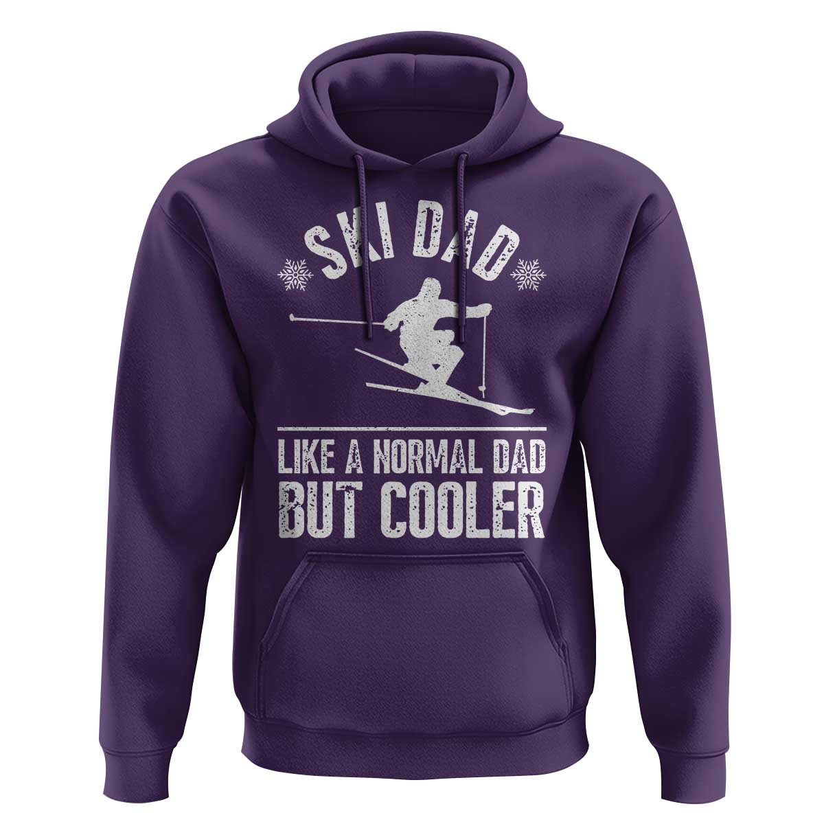 Funny Skiing Father's Day Hoodie Ski Dad Like A Normal Dad But Cooler