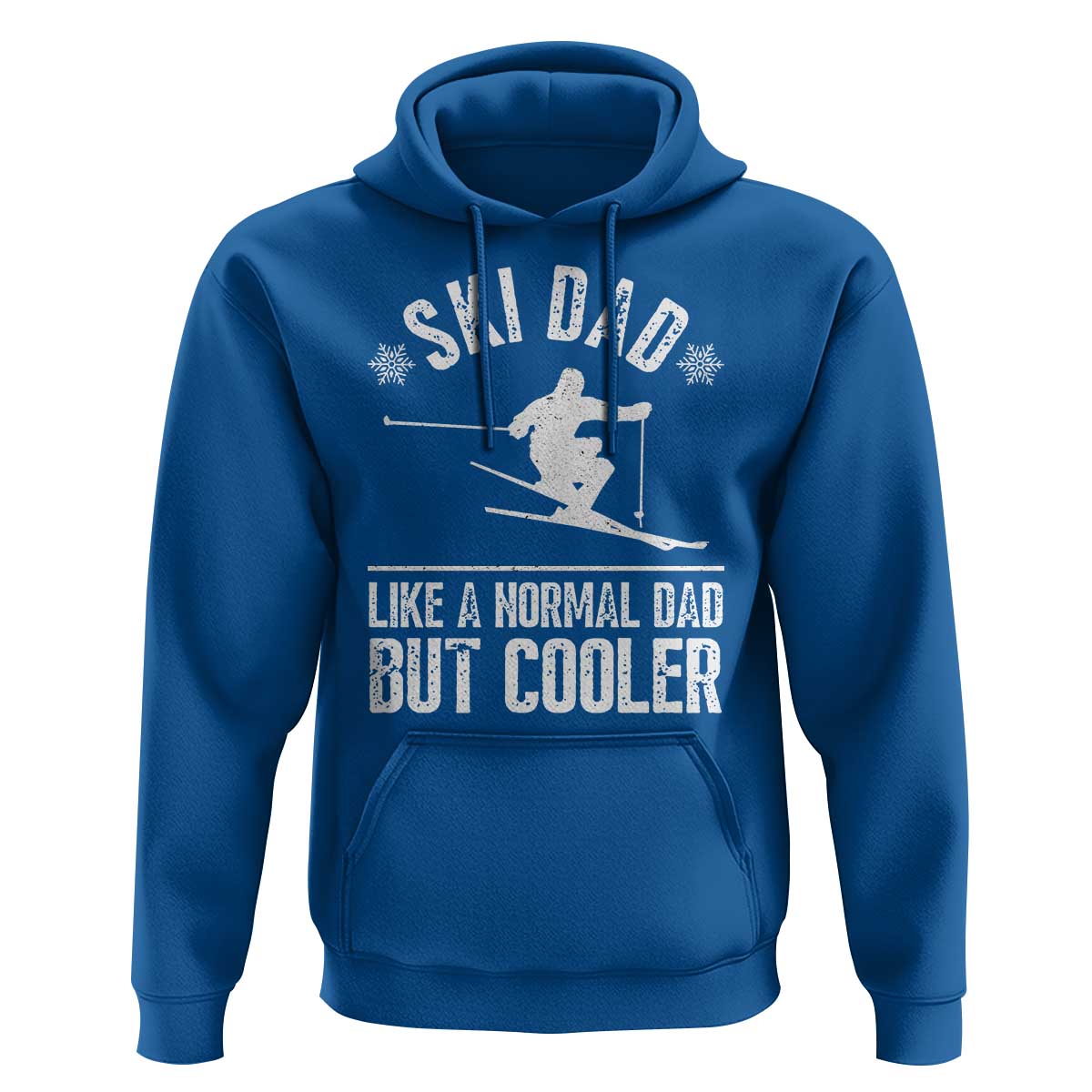 Funny Skiing Father's Day Hoodie Ski Dad Like A Normal Dad But Cooler