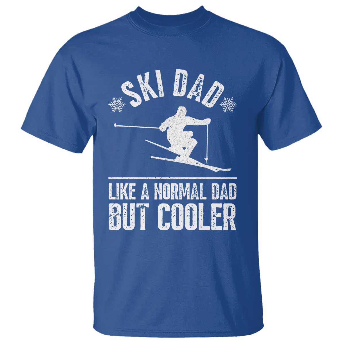 Funny Skiing Father's Day T Shirt Ski Dad Like A Normal Dad But Cooler - Wonder Print Shop