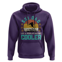 Funny Retro Skiing Father's Day Hoodie Ski Dad Like A Normal Dad But Cooler