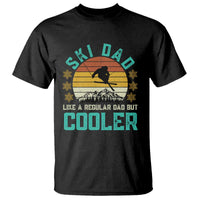 Funny Retro Skiing Father's Day T Shirt Ski Dad Like A Normal Dad But Cooler - Wonder Print Shop