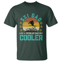 Funny Retro Skiing Father's Day T Shirt Ski Dad Like A Normal Dad But Cooler - Wonder Print Shop