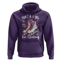 Figure Ice Skater Hoodie Just A Girl Who Loves Ice Skating