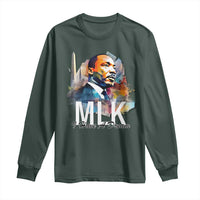 MLK I Have A Dream Long Sleeve Shirt Martin Luther King Portrait Black History Month