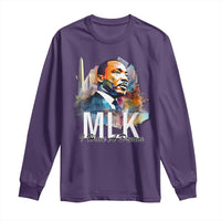 MLK I Have A Dream Long Sleeve Shirt Martin Luther King Portrait Black History Month