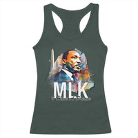 MLK I Have A Dream Racerback Tank Top Martin Luther King Portrait Black History Month