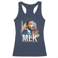MLK I Have A Dream Racerback Tank Top Martin Luther King Portrait Black History Month