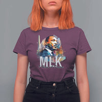 MLK I Have A Dream T Shirt For Women Martin Luther King Portrait Black History Month