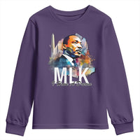 MLK I Have A Dream Youth Sweatshirt Martin Luther King Portrait Black History Month