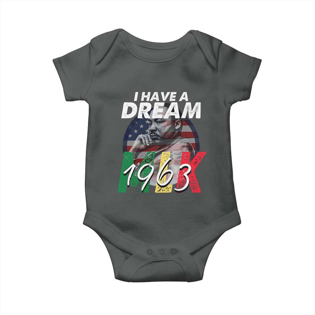 I Have A Dream Martin Luther King MLK 1963 Baby Onesie Black History Month